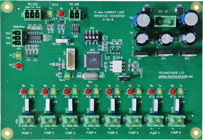 Click to enlarge picture Compac dispenser interface converter RS-485 / RS-232