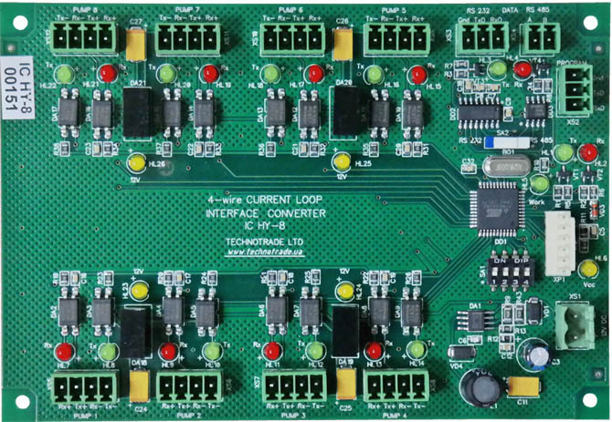 Click to enlarge picture HongYang dispenser interface converter RS-485 / RS-232