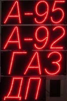 Price board for petrol stations