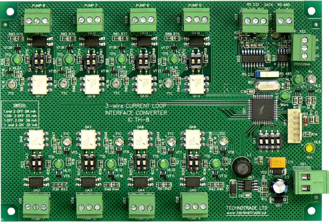 Click to enlarge picture Tokheim dispenser interface converter RS-485 / RS-232