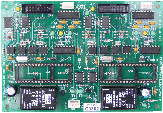 RS-232 to RS-485 Interface Converter (RS-232 to RS-485 and backwards)