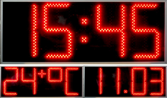 LED clock
