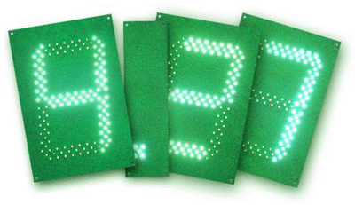 Ценовое табло LED для АЗС. Герметическая технология.