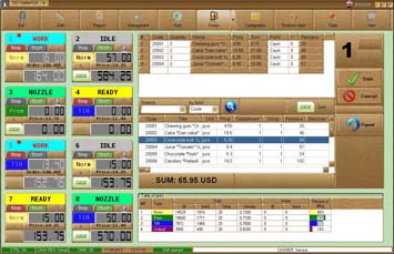 Software for filling station NaftaPOS general view 1