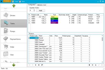 NaftaPOS system configuration