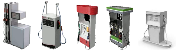 Support of different brands of fuel, LPG and CNG dispensers