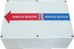 Wireless receiver/repeater for wireless probes