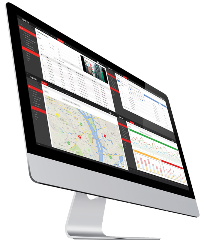 Access to the monitoring system online from any device (laptop, tablet, phone).